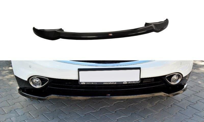 Street+ Spoilerlippe Front Ansatz passend für Mercedes-AMG CLE 53 Aero C236 schwarz Hochglanz – Ansicht 2