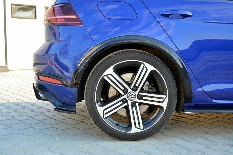 Kotflügelverlängerung VW Golf R / R-Line Mk7 Facelift schwarz Hochglanz – Ansicht 5