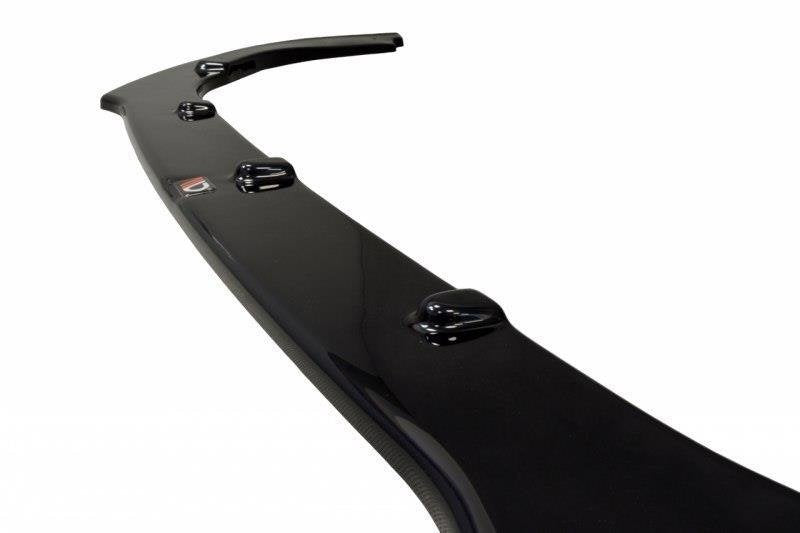 Street+ Spoilerlippe Front Ansatz V.2 passend für Peugeot RCZ Mk1 schwarz Hochglanz – Ansicht 4