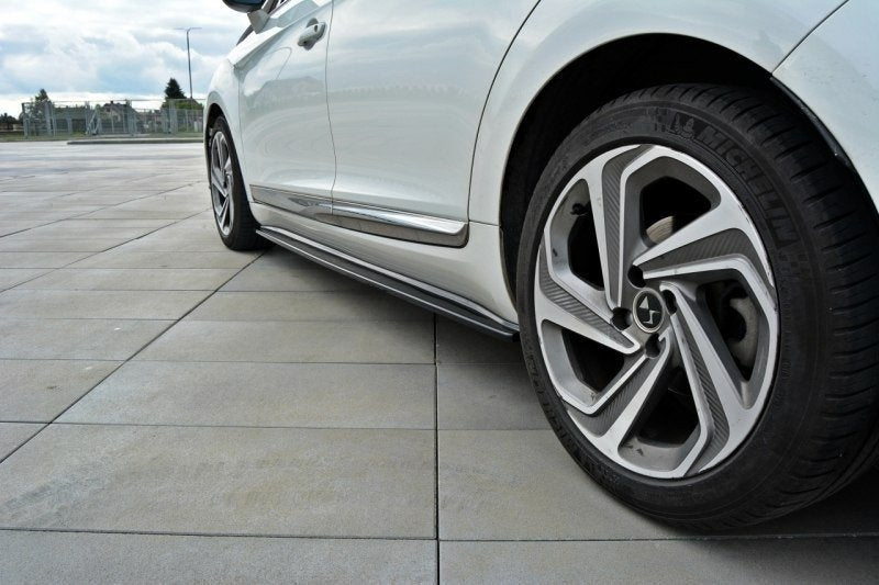 Street+ Seitenschweller Leisten passend für Citroen DS5 schwarz Hochglanz – Ansicht 6