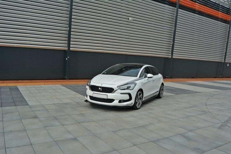 Street+ Spoilerlippe Front Ansatz V.1 passend für Citroen DS5  schwarz Hochglanz – Ansicht 5
