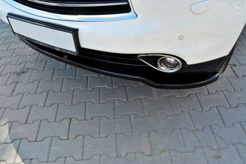 Street+ Spoilerlippe Front Ansatz passend für Mercedes-AMG CLE 53 Aero C236 schwarz Hochglanz – Ansicht 3