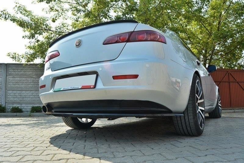 Heckansatz Alfa Romeo 159  schwarz Hochglanz – Ansicht 4
