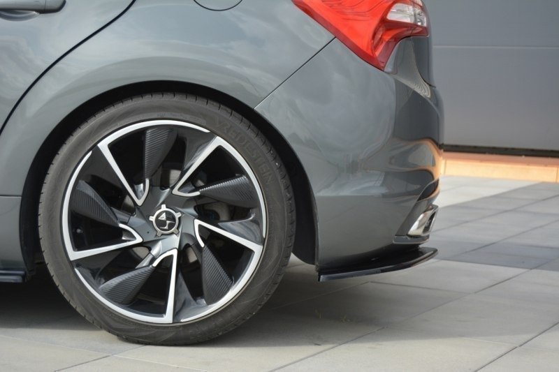 Heck Ansatz Flaps Diffusor passend für Citroen DS5  schwarz Hochglanz – Ansicht 4