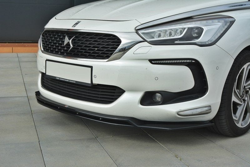 Street+ Spoilerlippe Front Ansatz V.3 passend für Citroen DS5 schwarz Hochglanz – Ansicht 4