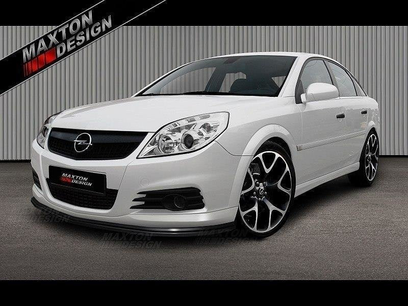 Street+ Spoilerlippe Front Ansatz passend für OPEL VECTRA C (for OPC Line, nach Facelift) schwarz Hochglanz – Ansicht 2