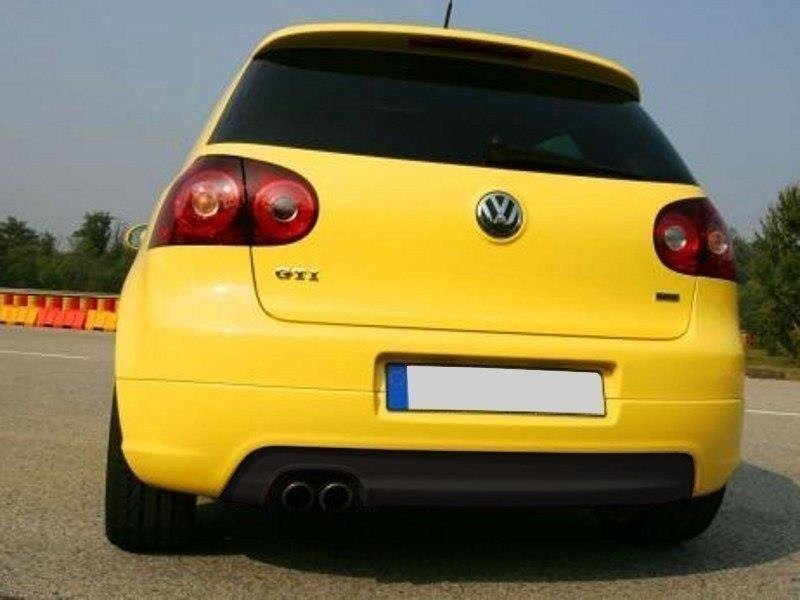 Diffusor Heck Ansatz passend für VW Golf GTI Edition 30 Mk5  (mit 1 Endrohr, passend für GTI Auspuff) – Ansicht 2