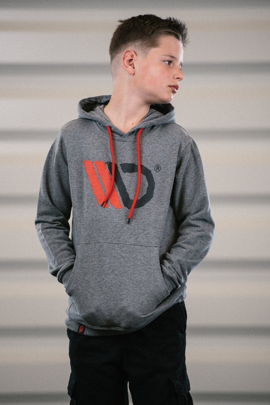 Kids Gray hoodie – Ansicht 2
