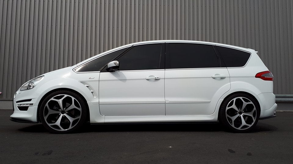Street+ Seitenschweller Leisten passend für Ford S-Max Titanium Mk1 Facelift schwarz Hochglanz – Ansicht 2