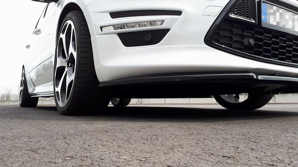 Street+ Spoilerlippe Front Ansatz passend für Ford S-Max Titanium Mk1 FL schwarz Hochglanz – Ansicht 4