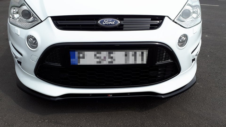Street+ Spoilerlippe Front Ansatz passend für Ford S-Max Titanium Mk1 FL schwarz Hochglanz – Ansicht 2