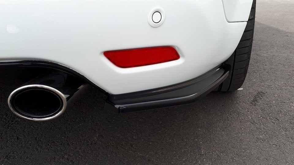 Heck Ansatz Flaps Diffusor passend für Ford S-Max Titanium Mk1 FL schwarz Hochglanz – Ansicht 2