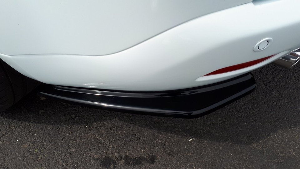 Heck Ansatz Flaps Diffusor passend für Ford S-Max Titanium Mk1 FL schwarz Hochglanz – Ansicht 3