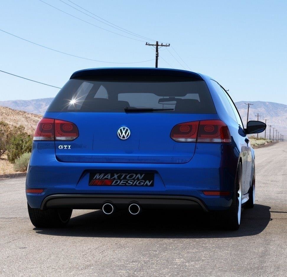 Heckschürze passend für VW Golf V R32 Look passend für VW Golf VI GTI schwarz Hochglanz – Ansicht 1