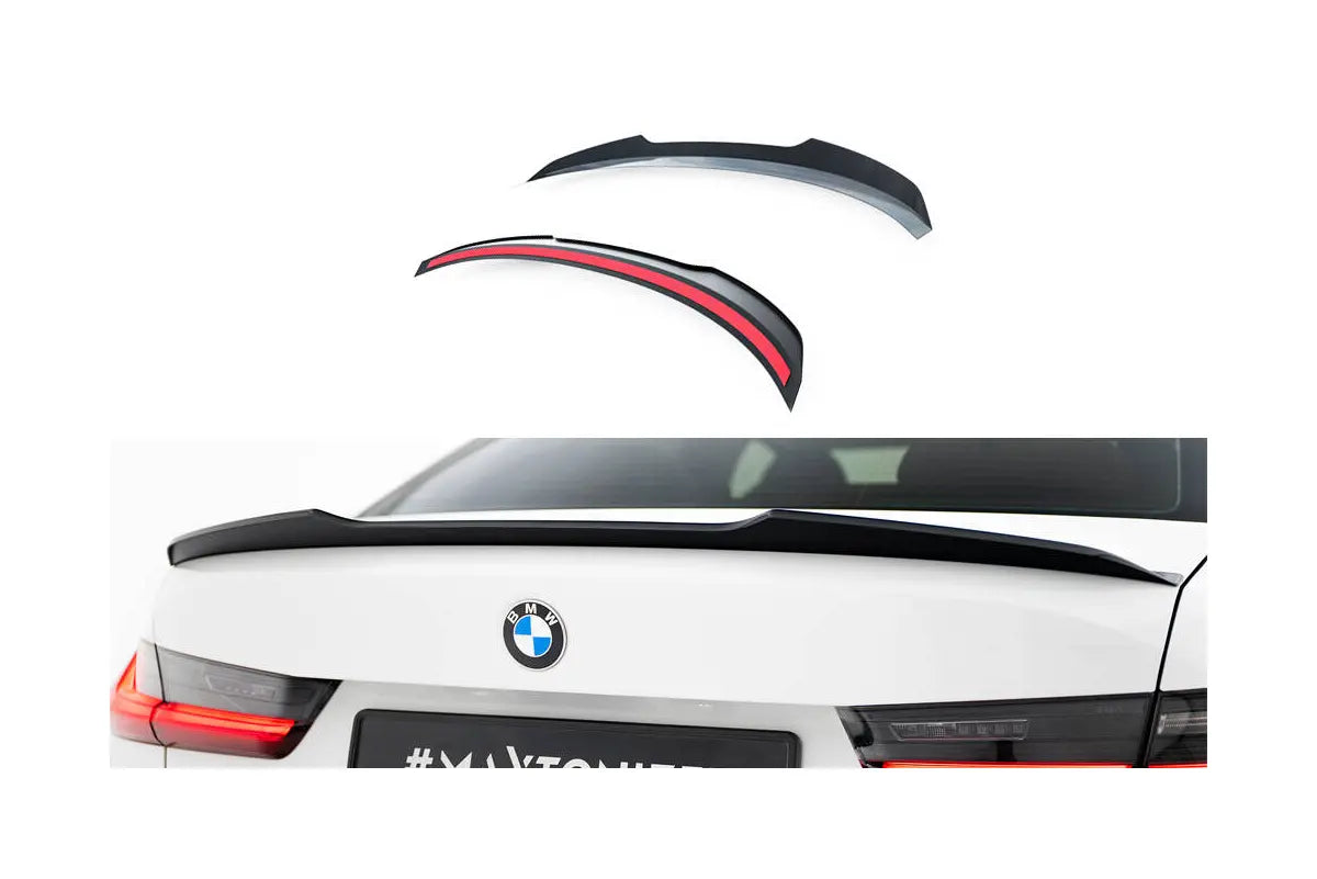 Maxton Design Heckspoiler-Lippe für BMW 3er G20 / M340 / M3 G80 (2018–2025) – Hochglanz schwarz – Ansicht 2