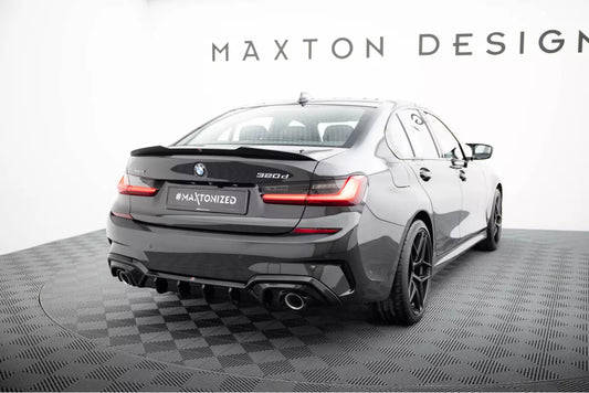 Maxton Design Heckdiffusor für BMW 3er G20 / G21 M-Paket (2018–2022) – Hochglanz schwarz – Ansicht 1