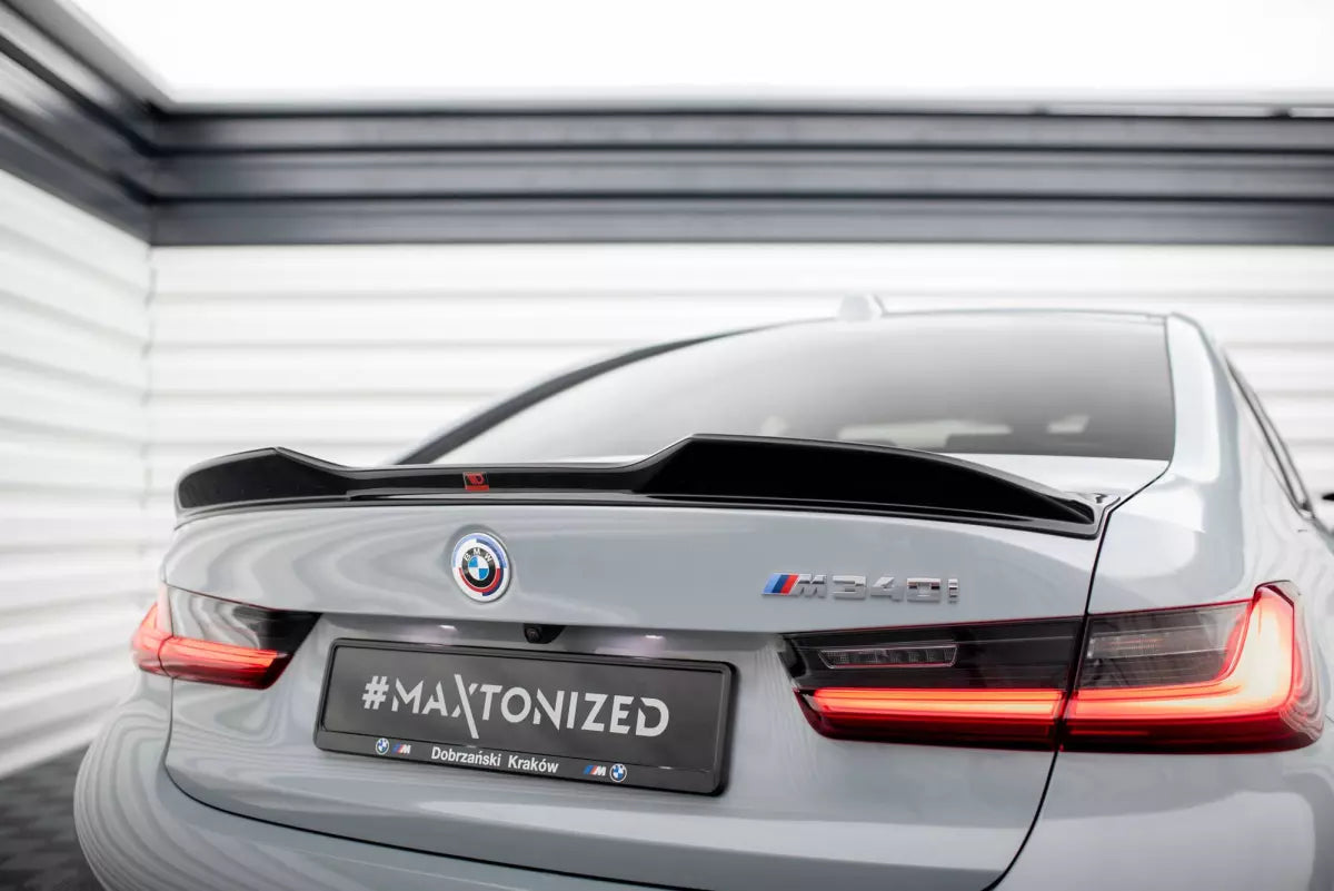Maxton Design Heckspoiler 3D für BMW 3er G20 / M340 / M3 G80 (2018–2025) – Hochglanz schwarz – Ansicht 1