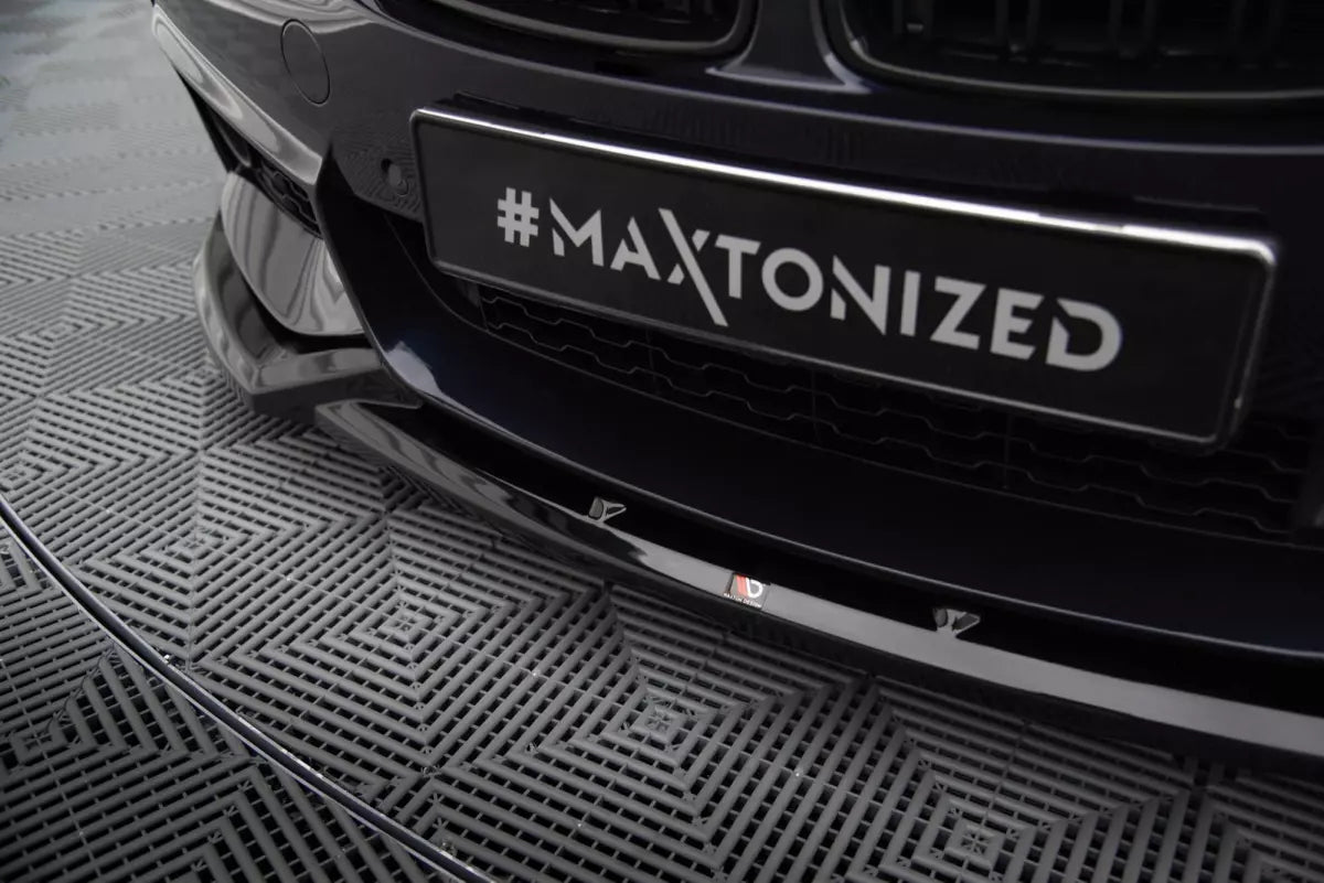 Maxton Design Frontlippe V.5 für BMW 4er F32 / F33 / F36 M-Paket (2013–2020) – Hochglanz schwarz – Ansicht 3
