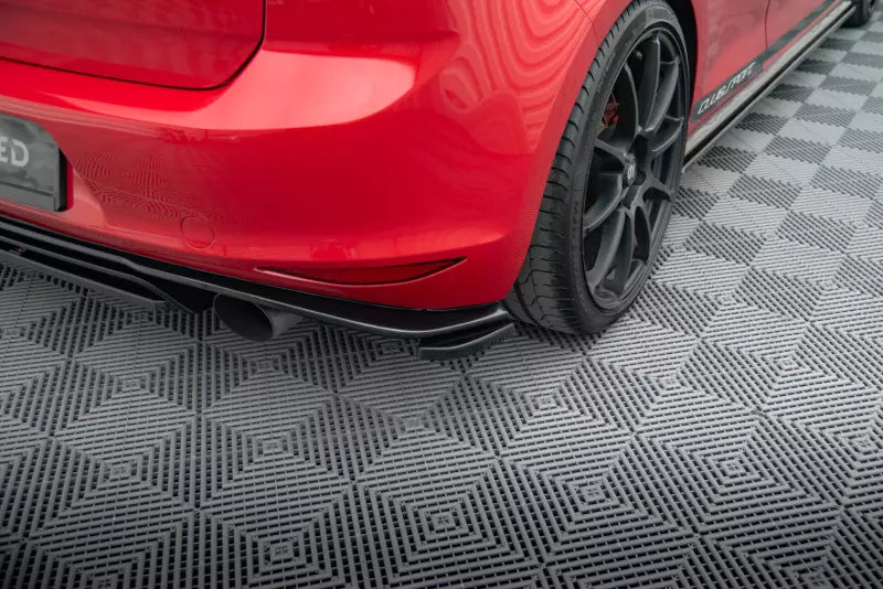 Maxton Design Diffusor Flaps für VW Golf 7 GTI Clubsport Hochglanz schwarz – Ansicht 1