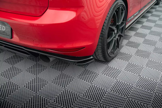 Maxton Design Diffusor Flaps für VW Golf 7 GTI Clubsport Hochglanz schwarz – Ansicht 1