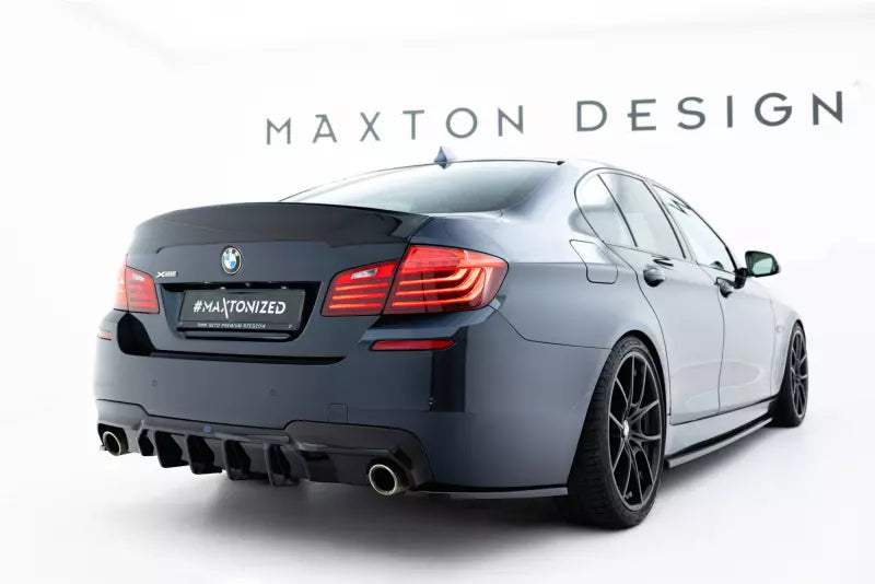 Maxton Design Spoiler für BMW 5er F10 Hochglanz Hochglanz schwarz schwarz – Ansicht 2