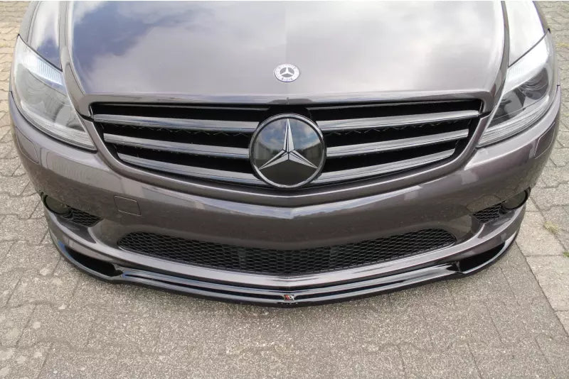 Maxton Design Frontlippe für Mercedes CL216 CL500 AMG-Line Hochglanz schwarz – Ansicht 1