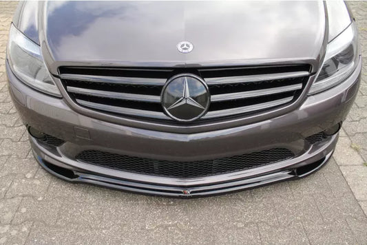 Maxton Design Frontlippe für Mercedes CL216 CL500 AMG-Line Hochglanz schwarz – Ansicht 1