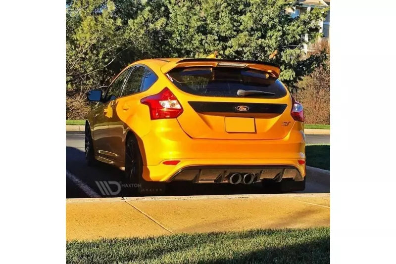Maxton Design Heckdiffusor für Ford Focus ST Mk3 (RS Look) Hochglanz schwarz – Ansicht 2
