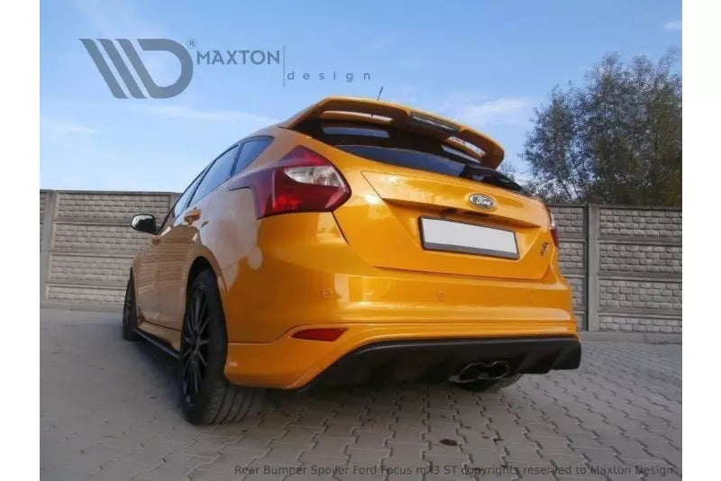 Maxton Design Heckdiffusor für Ford Focus ST Mk3 (RS Look) Hochglanz schwarz – Ansicht 3