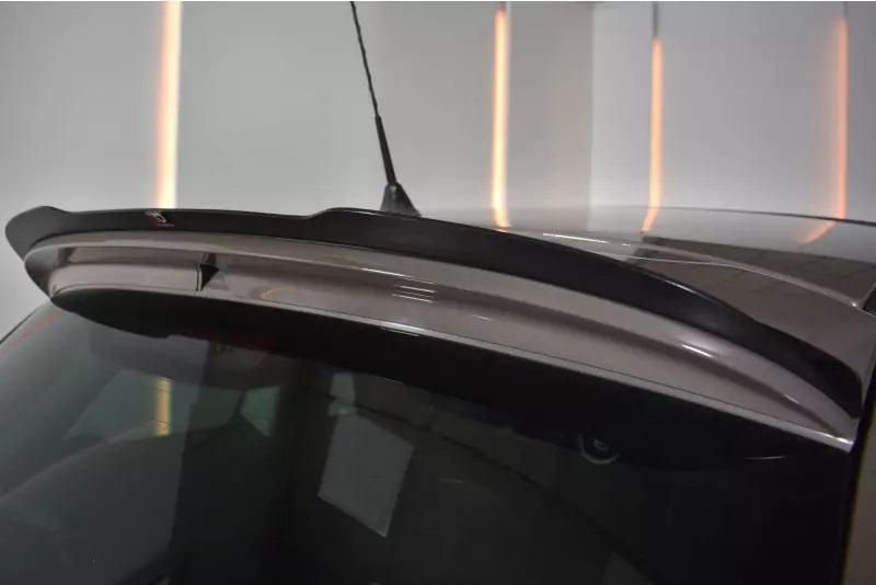 Maxton Design Heckspoiler Lippe für Fiat 500 Hatchback vor Facelift Hochglanz schwarz – Ansicht 1