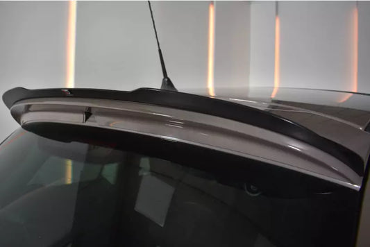 Maxton Design Heckspoiler Lippe für Fiat 500 Hatchback vor Facelift Hochglanz schwarz – Ansicht 1