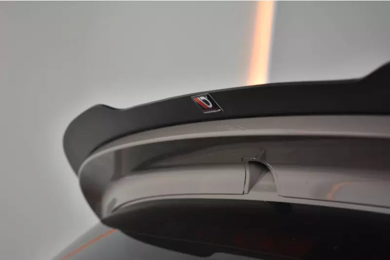 Maxton Design Heckspoiler Lippe für Fiat 500 Hatchback vor Facelift Hochglanz schwarz – Ansicht 2
