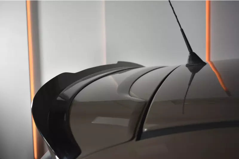 Maxton Design Heckspoiler Lippe für Fiat 500 Hatchback vor Facelift Hochglanz schwarz – Ansicht 3