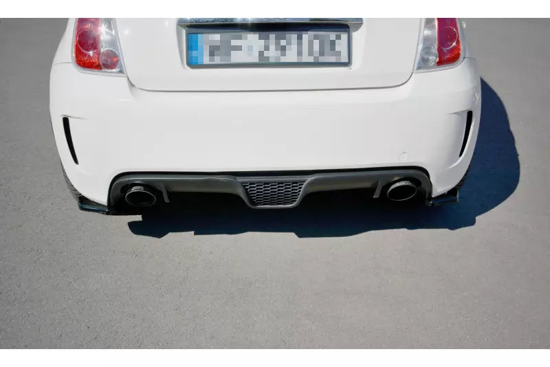 Maxton Design Diffusor Flaps für Fiat 500 Abarth Mk1 Hochglanz schwarz – Ansicht 2