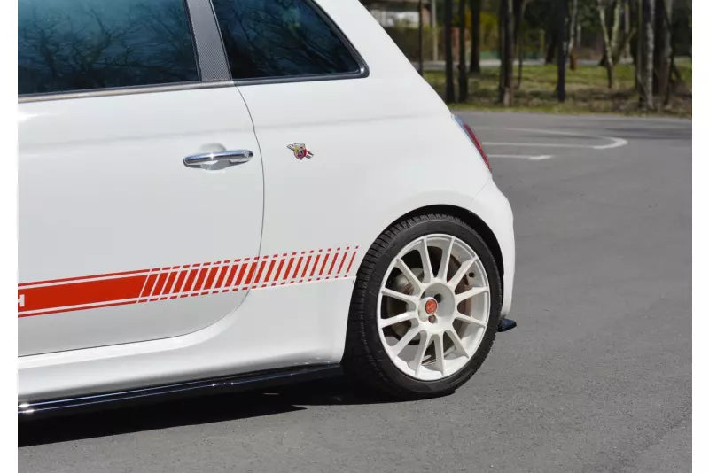 Maxton Design Diffusor Flaps für Fiat 500 Abarth Mk1 Hochglanz schwarz – Ansicht 3