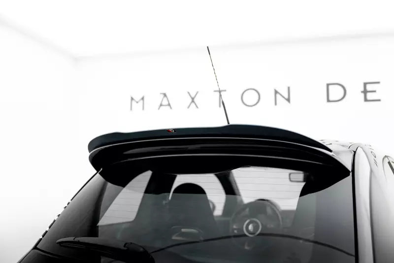 Maxton Design Heckspoiler Lippe für Fiat 500 Abarth Mk1 Hochglanz schwarz – Ansicht 1