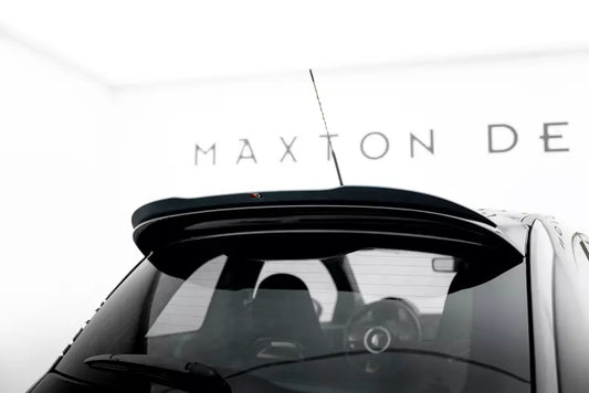 Maxton Design Heckspoiler Lippe für Fiat 500 Abarth Mk1 Hochglanz schwarz – Ansicht 1