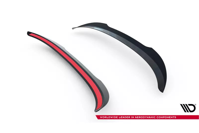 Maxton Design Heckspoiler Lippe für Fiat 500 Abarth Mk1 Hochglanz schwarz – Ansicht 4