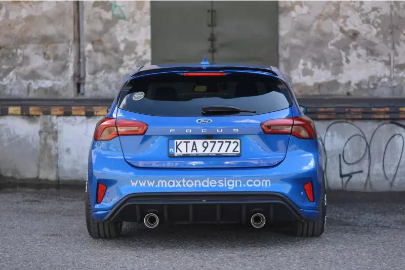 Maxton Design Heckdiffusor für Ford Focus ST-Line Mk4 Hochglanz schwarz – Ansicht 3