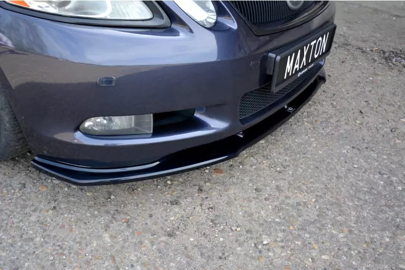 Maxton Design Frontlippe V.1 für Lexus GS Mk3 Hochglanz schwarz – Ansicht 2