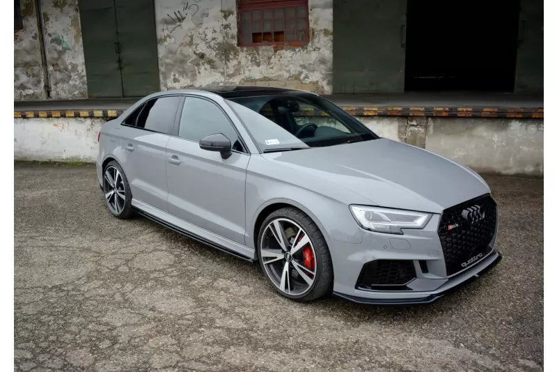 Maxton Design Seitenschweller (Paar) für Audi RS3 8V Limousine Facelift Hochglanz schwarz – Ansicht 2