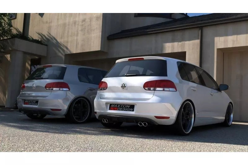 Maxton Design Heckdiffusor V.2 für VW Golf 6 Hochglanz schwarz – Ansicht 1