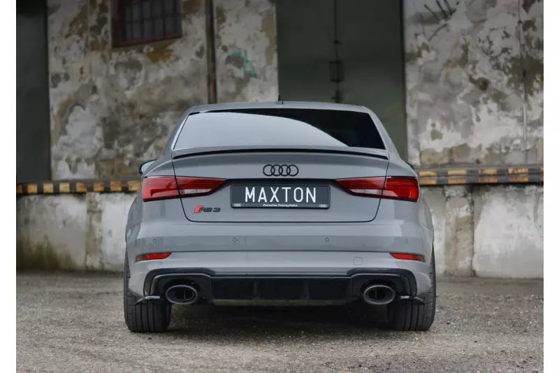 Maxton Design Diffusor Flaps für Audi RS3 8V Limousine Facelift Hochglanz schwarz – Ansicht 2