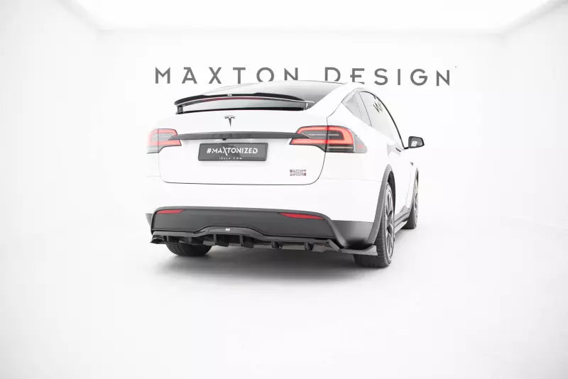 Maxton Design Heckspoiler Lippe V.1 für Tesla Model X Hochglanz schwarz – Ansicht 2