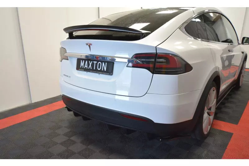 Maxton Design Heckspoiler Lippe V.2 für Tesla Model X Hochglanz schwarz – Ansicht 2