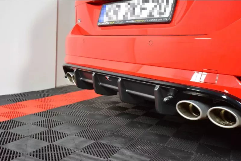 Maxton Design Heckdiffusor für VW Golf 7 Variant R / R-Line Facelift ab 03/2017 Hochglanz schwarz – Ansicht 2