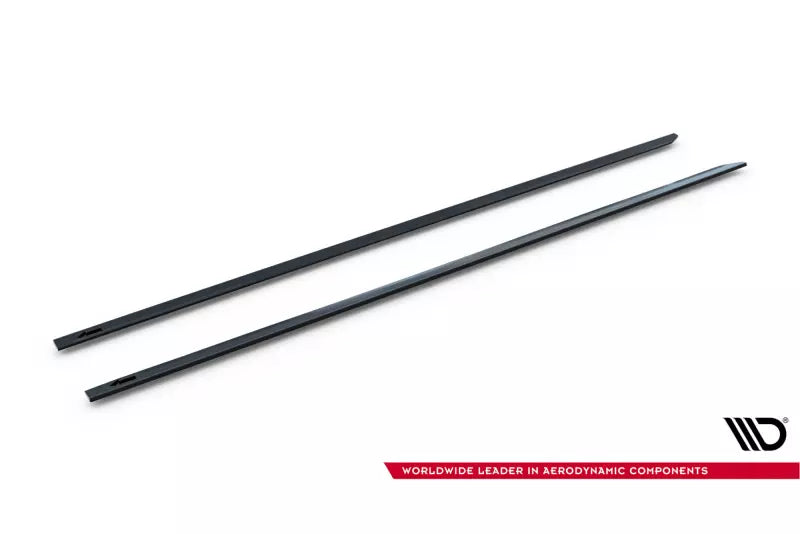 Maxton Design Seitenschweller (Paar) V.2 für VW Golf 7 R-Line / R Facelift ab 03/2017 Hochglanz schwarz – Ansicht 4