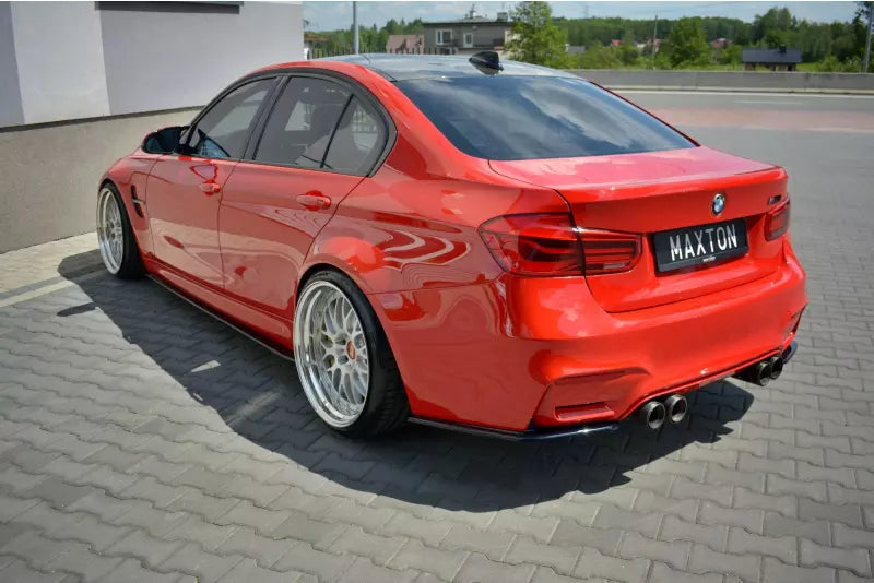 Maxton Design Seitenschweller (Paar) V.1 für BMW M3 F80 Hochglanz schwarz – Ansicht 2