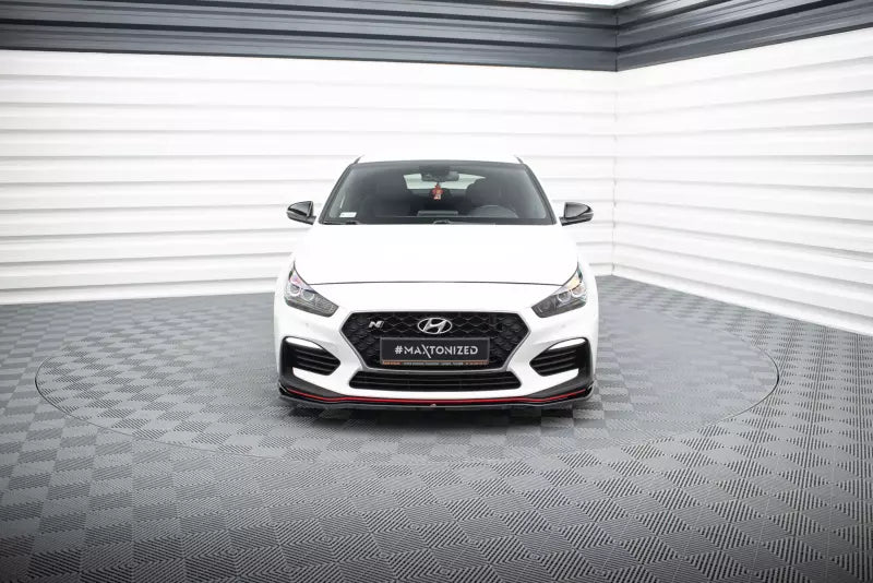 Maxton Design Frontlippe V.2 für Hyundai I30 N Mk3 Hochglanz schwarz – Ansicht 2