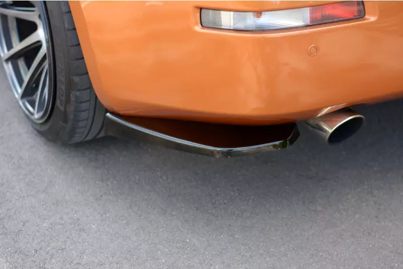 Maxton Design Diffusor Flaps für Nissan 350Z Hochglanz schwarz – Ansicht 1